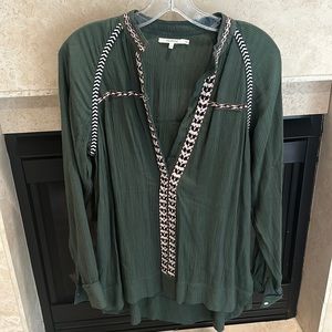 Tularosa hunter green top size xs